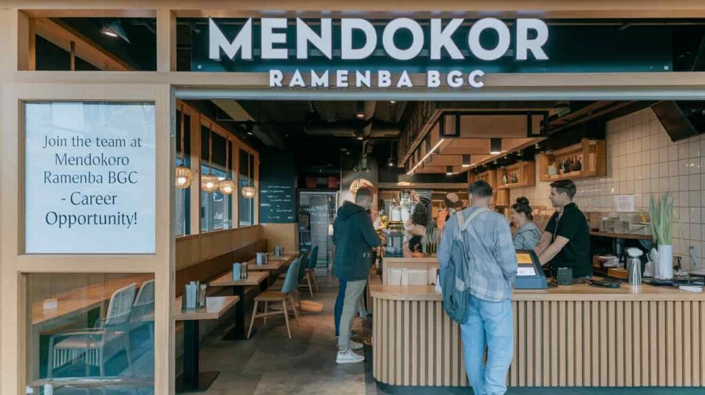 Join The Team At Mendokoro Ramenba Bgc – Career opportunity! 
