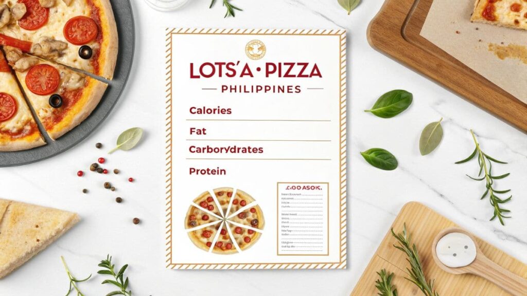 Lots’a Pizza Philippines – Full Nutrition Facts (Per Serving)!